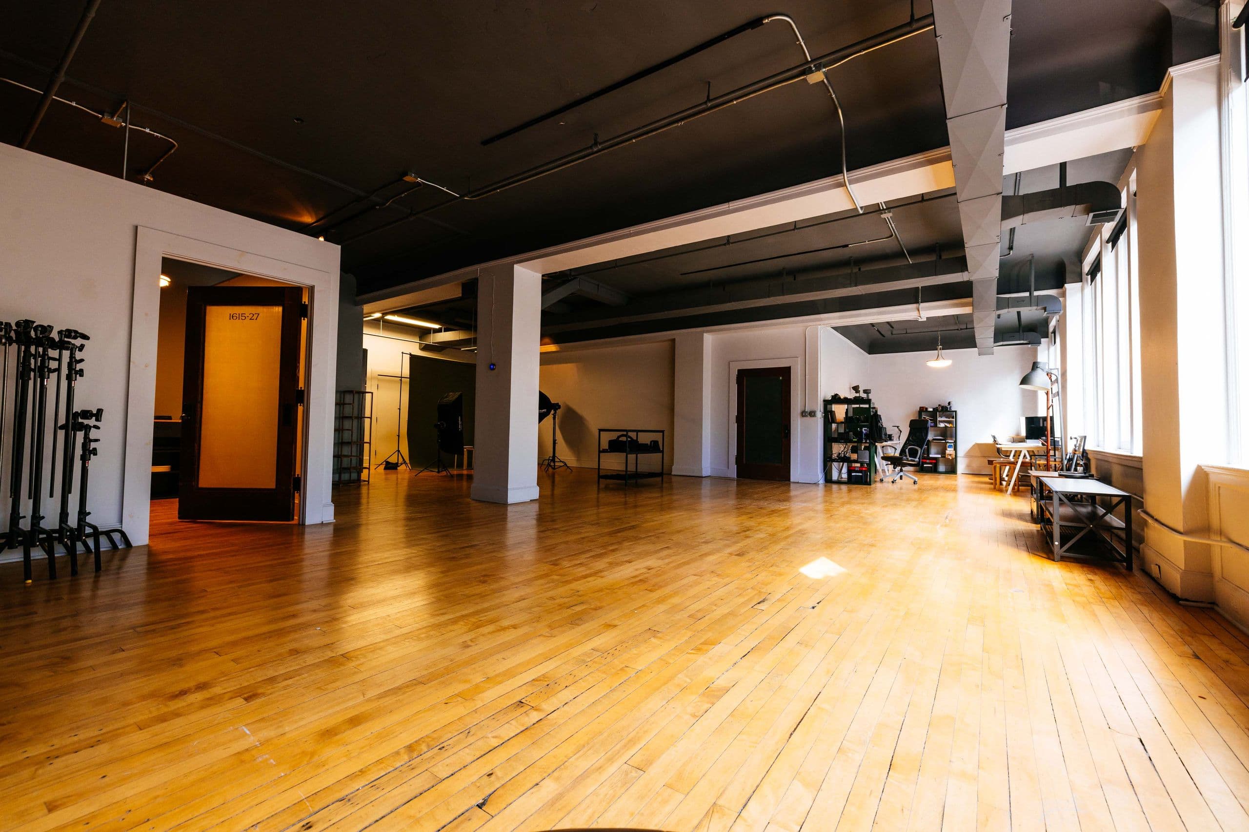 The whole of phase one, both bays open to the lounge and desks